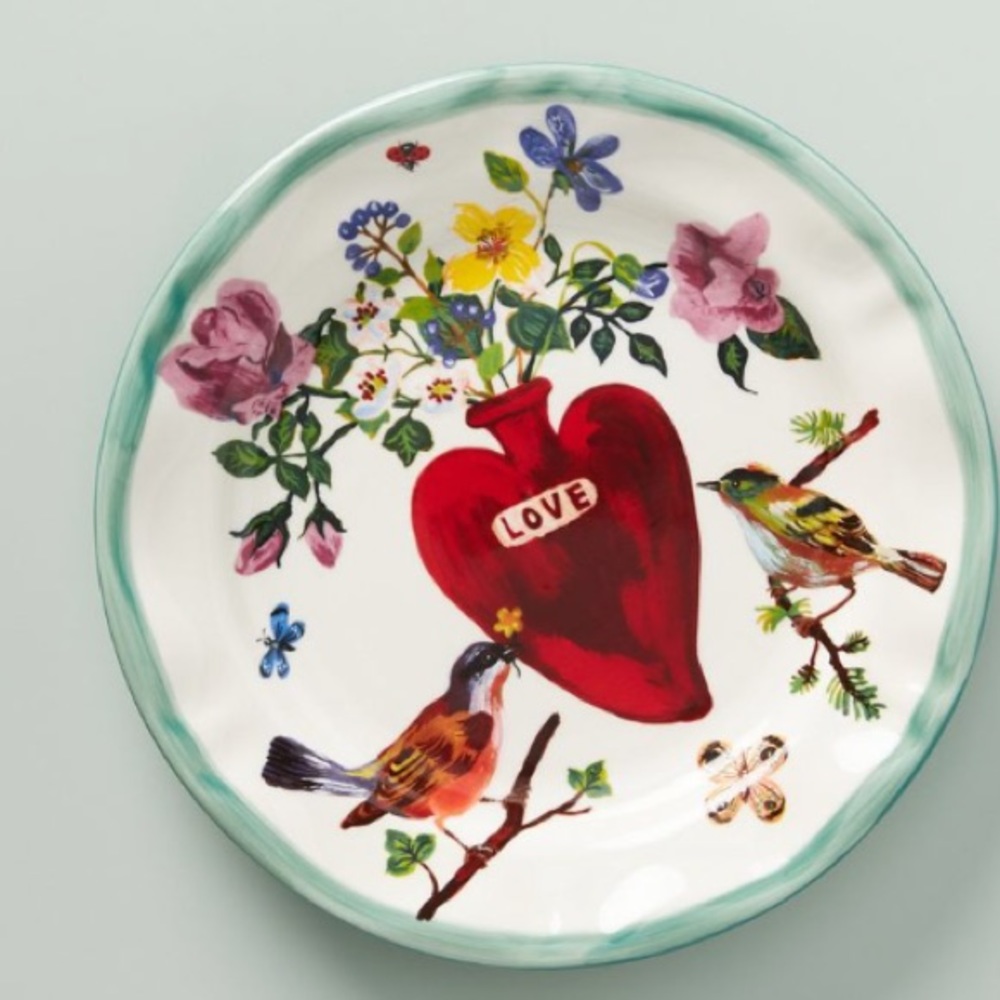 Nathalie Lete dinner plate NWOT